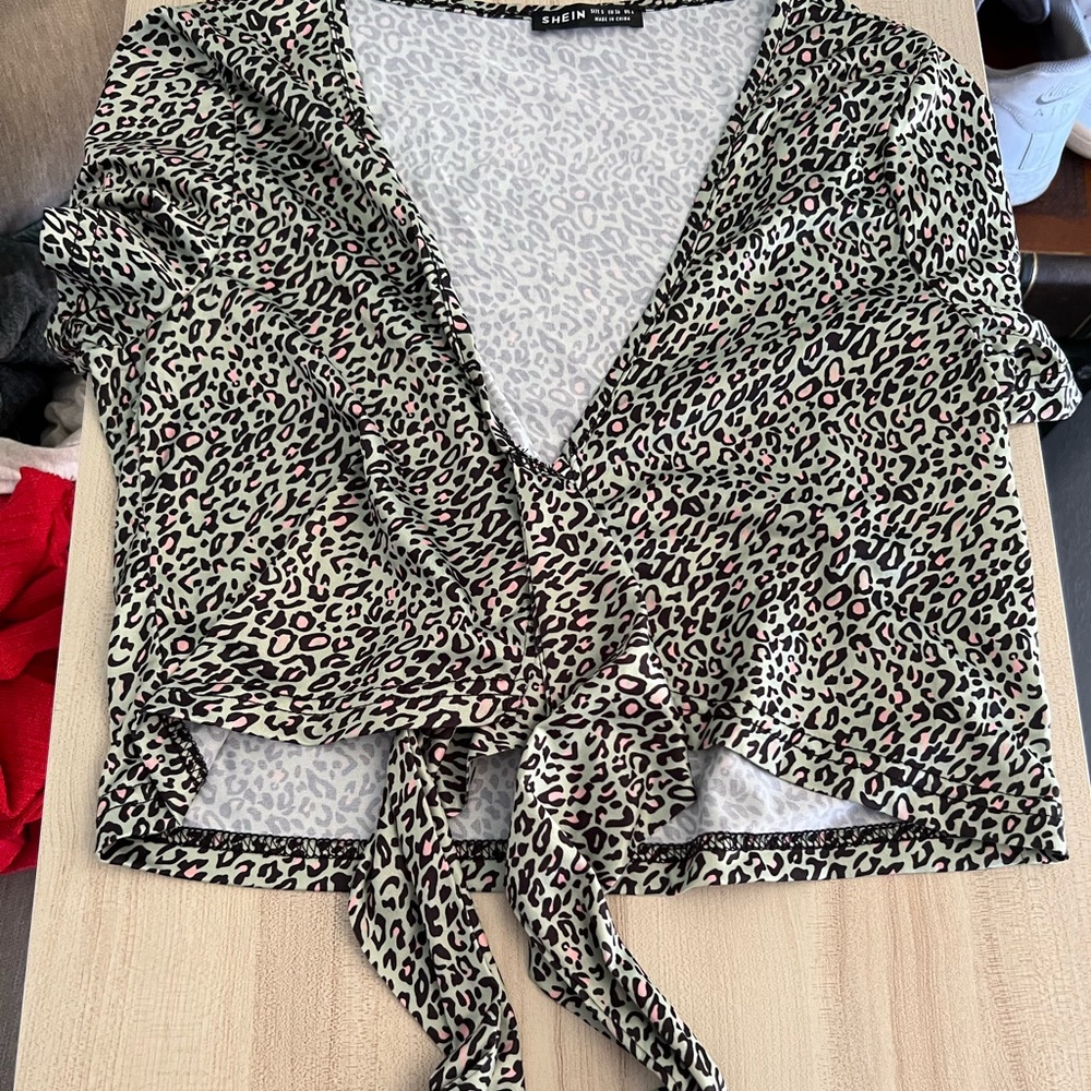 Shein Tie Up Shirt
